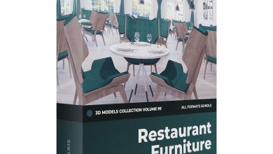 Download Cgaxis Models Volume 99 Restaurant Furniture
