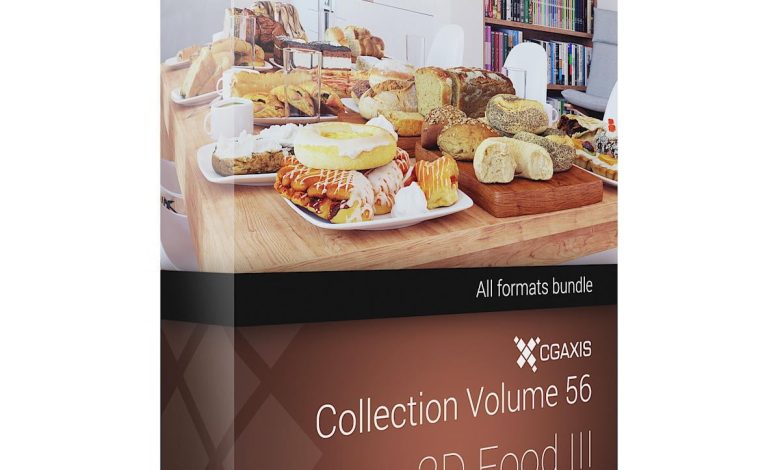 Download CGAxis Collection Volume 56 3D Food III