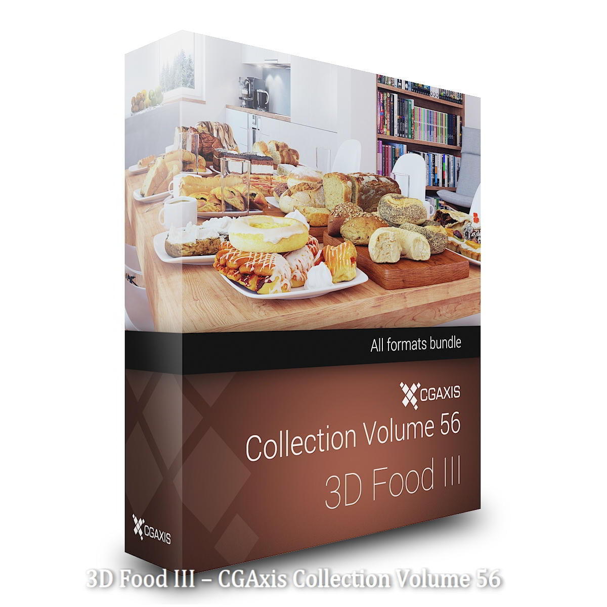 Download CGAxis Collection Volume 56 3D Food III