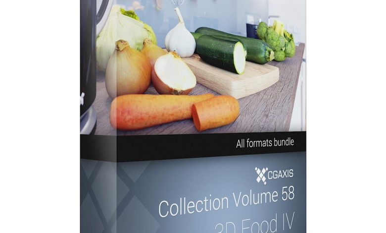 Download CGAxis Collection Volume 58 3D Food IV