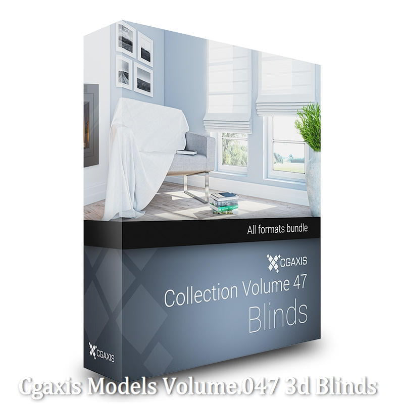 Download Cgaxis Models Volume.047 3d Blinds