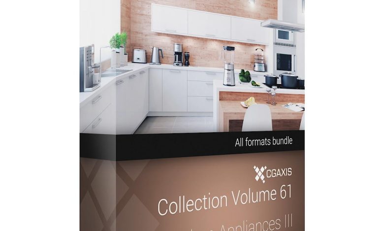 Download Cgaxis Models Volume.061 3d Kitchen Appliances