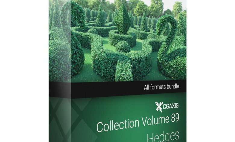 Download Cgaxis Models Volume.089 Hedges 3d