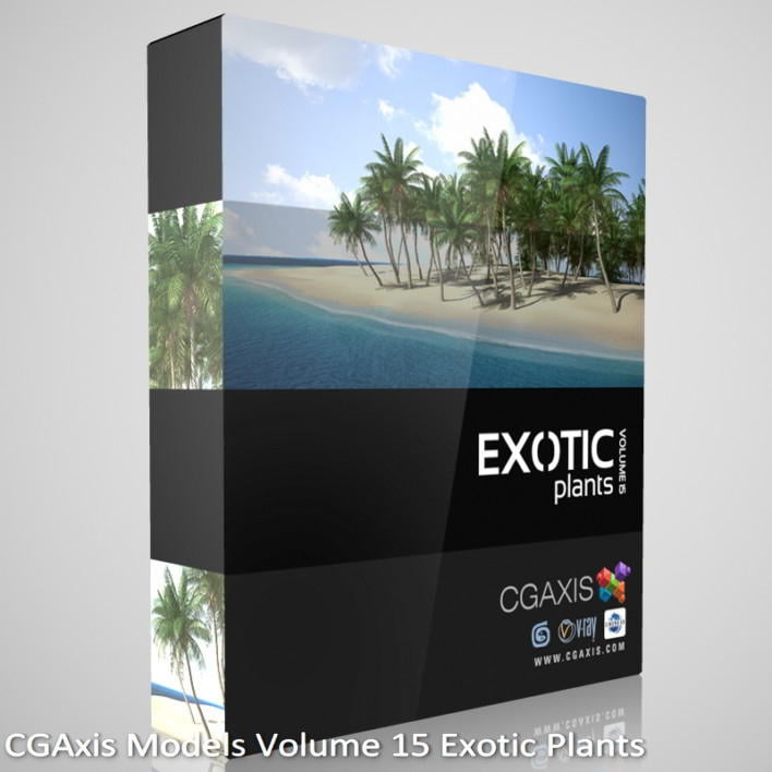 Download CGAxis Models Volume 15 Exotic Plants