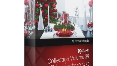 Download CGAxis Models Volume 39 3D Christmas