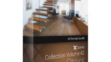 Download CGAxis Models Volume 42 Stairs