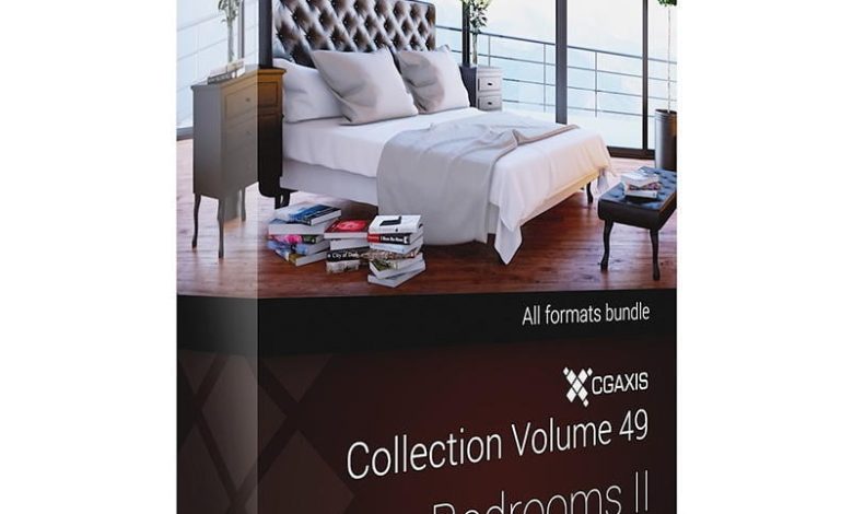 Download CGAxis Models Volume 49 3D Bedrooms II