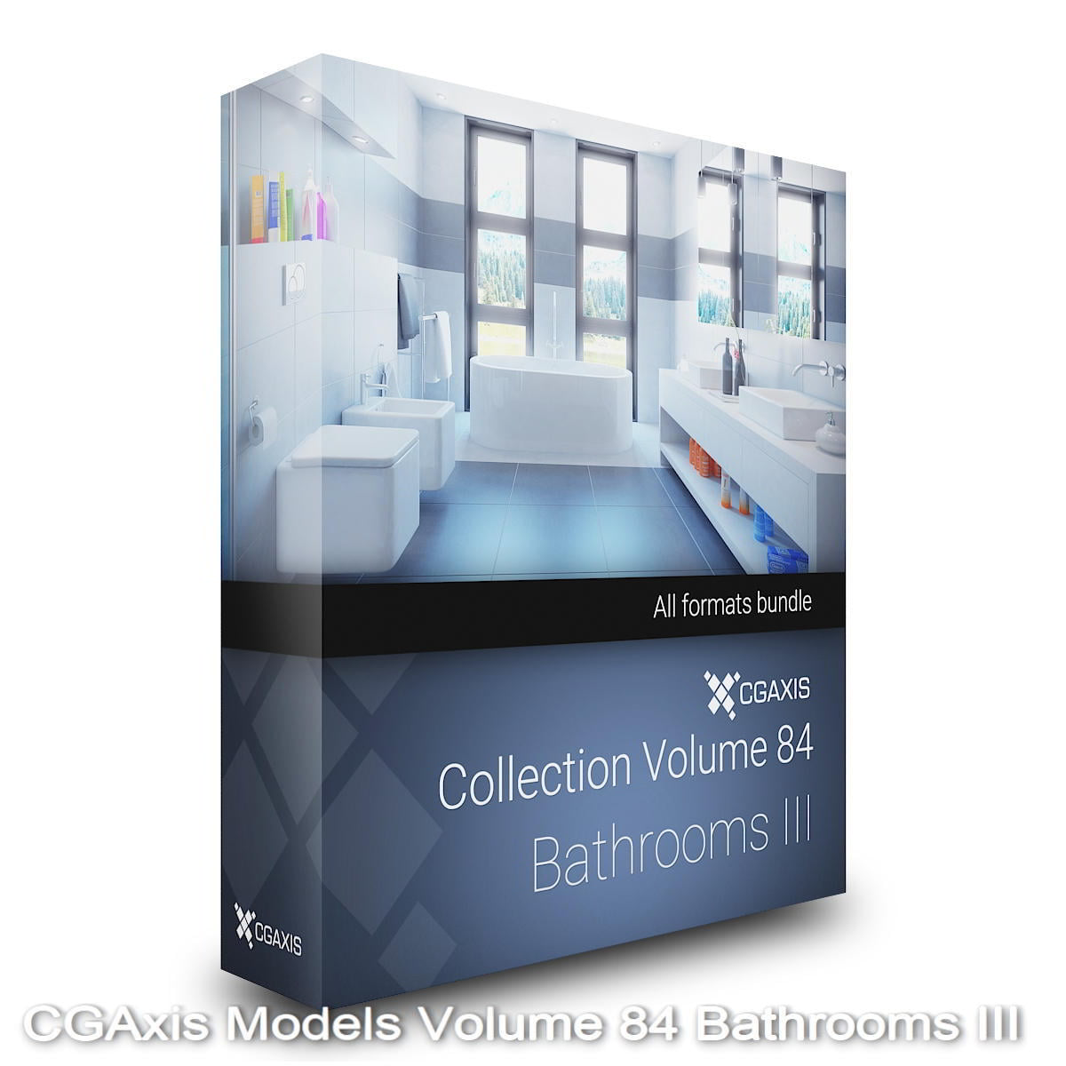 CGAxis Models Volume 84 Bathrooms III
