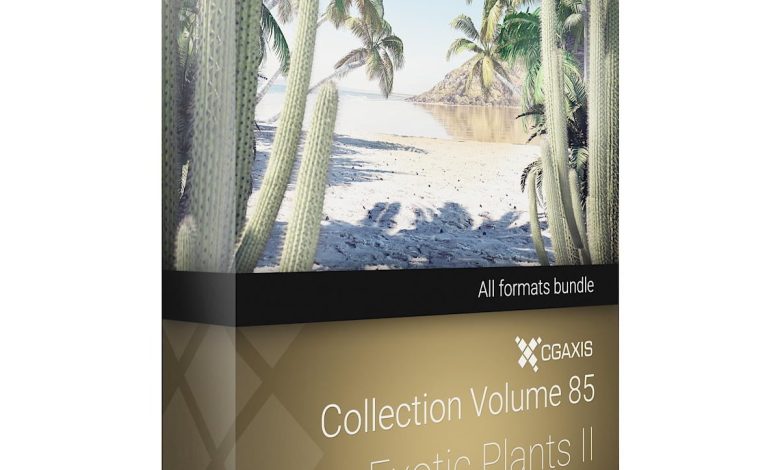 Download CGAxis Models Volume 85 Exotic Plants II
