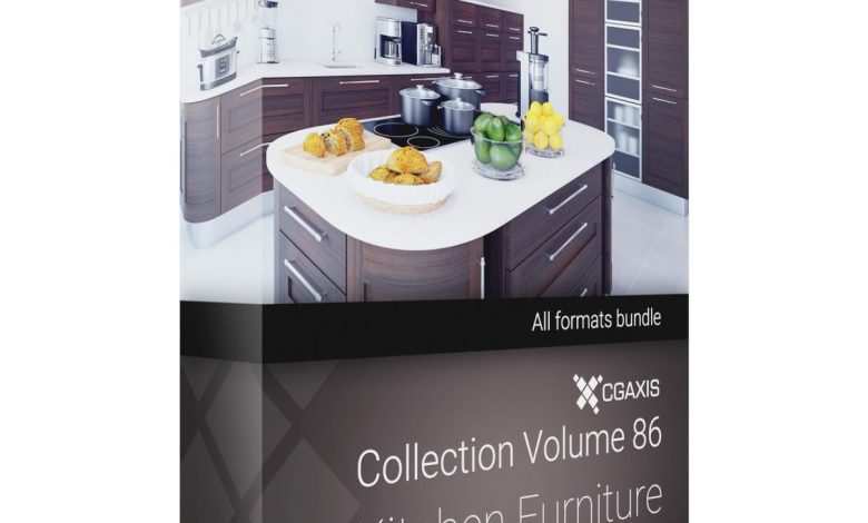 Download CGAxis Models Volume 86 Kitchen Furniture