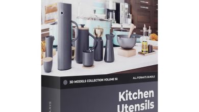 Download CGAxis Models Volume 92 Kitchen Utensils