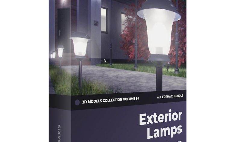 Download Cgaxis Models Volume 94 Exterior Lamps