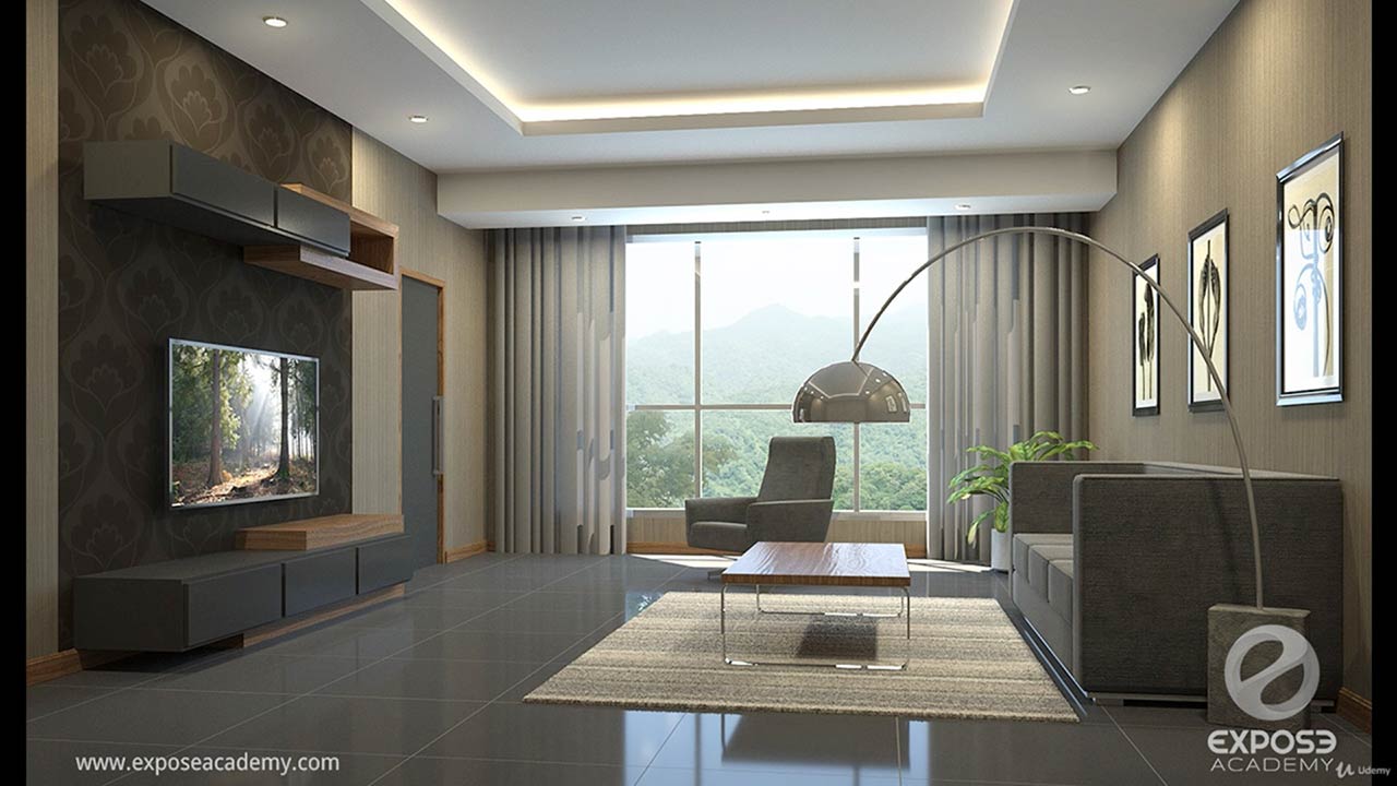 3D Visualization For Beginners: Interior Scene with 3DS MAX free download