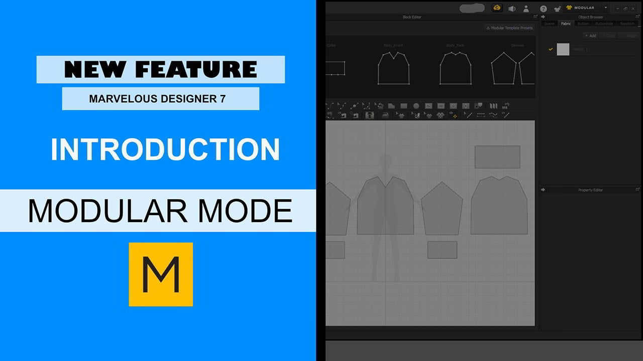 Fashion Design: Learning the Modular Mode in Marvelous Designer free download