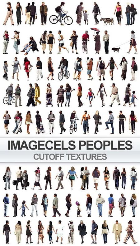 Imagecels Archviz Cutout People Textures free download