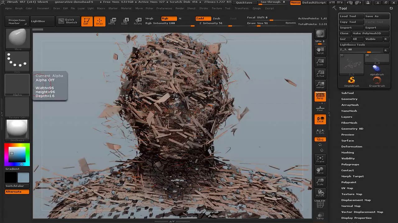 Introduction To Sculpting In ZBrush free download