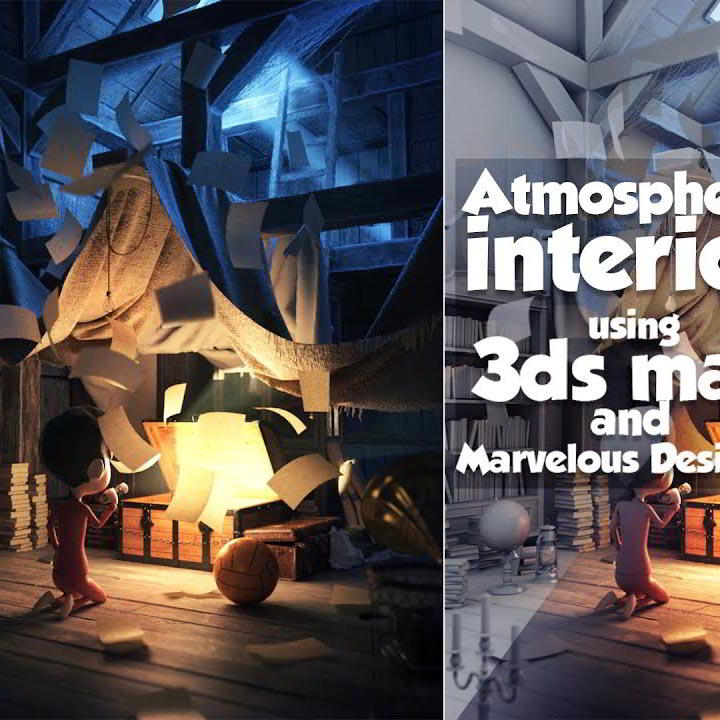 udemy Atmospheric interior using 3ds max and Marvelous Designer free download