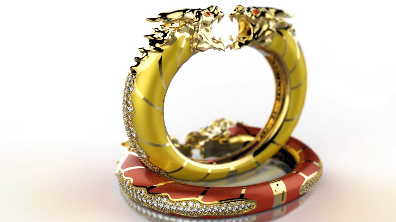 Modeling a Bracelet in Rhino and ZBrush free download
