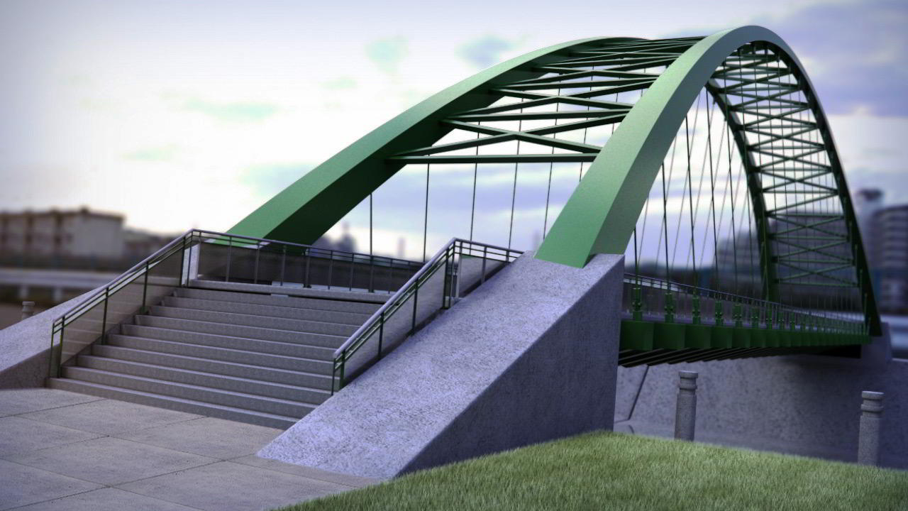 Creating a Parametric Suspension Bridge Concept Model in Revit free download