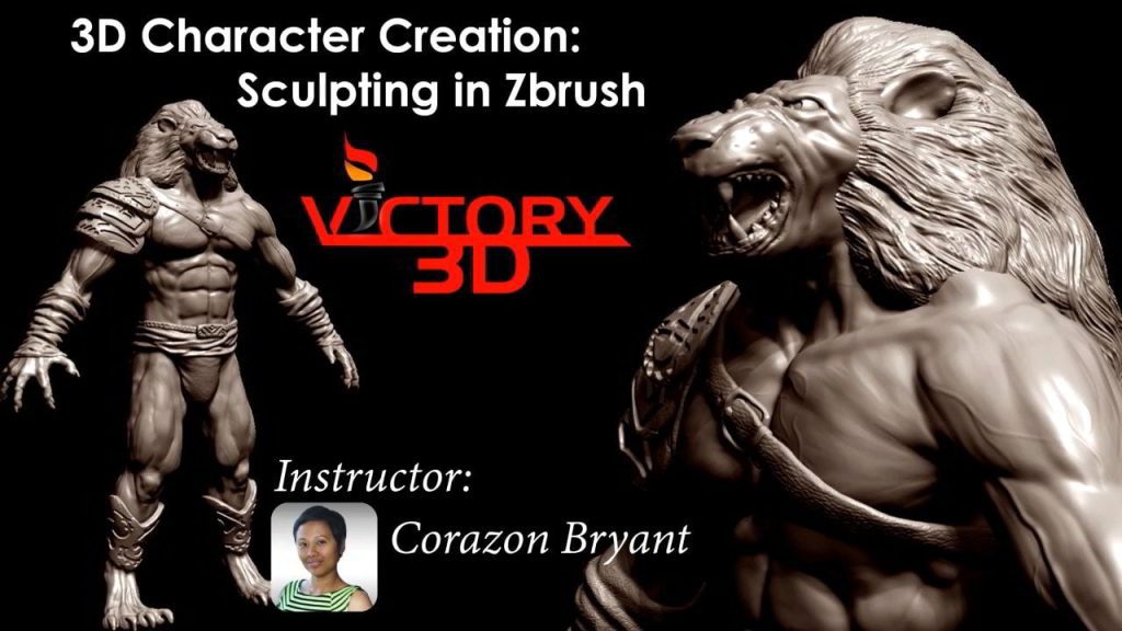 3d character creation sculpting in zbrush download
