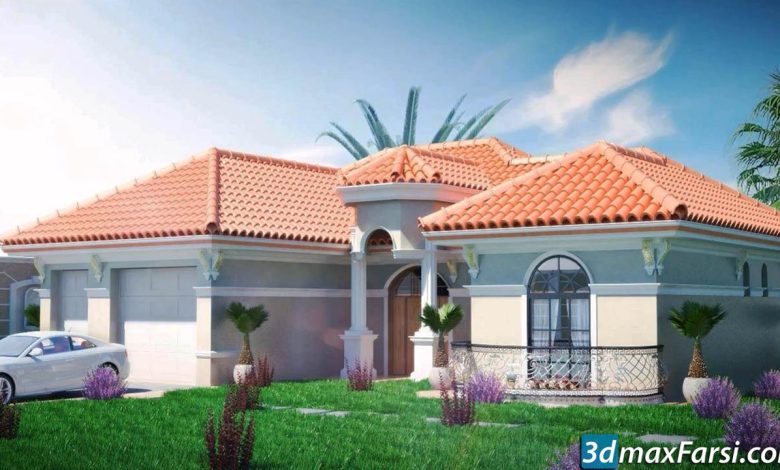 Udemy – 3d visualization , 3ds Max ,v-ray ,ps : 3D render the VILLA free download