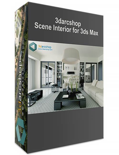 3darcshop Scene Interior for 3ds Max