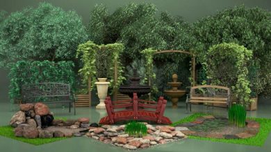 Evermotion – Archmodels vol. 105 : garden elements free download