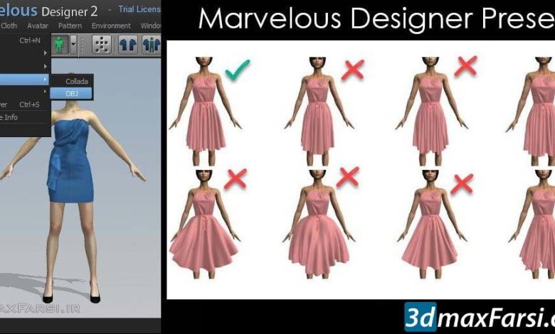 CGELVES – Marvelous Designer clothing patterns, Presets & Textures free download