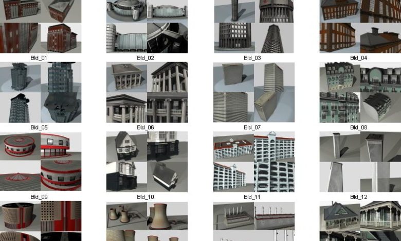 Dosch_3D Buildings 3DS free download