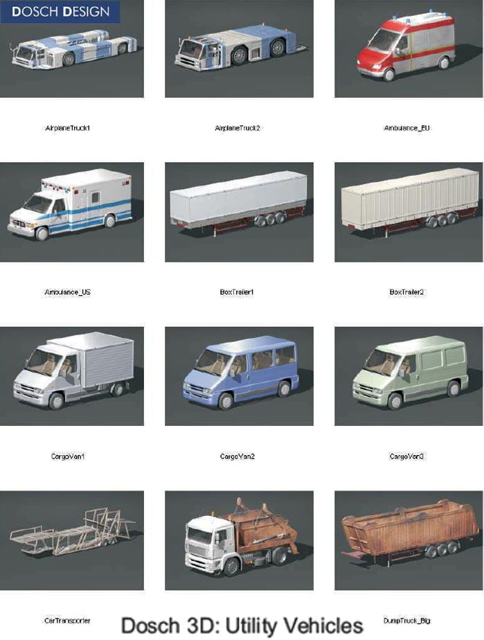 Dosch 3D: Utility Vehicles free download