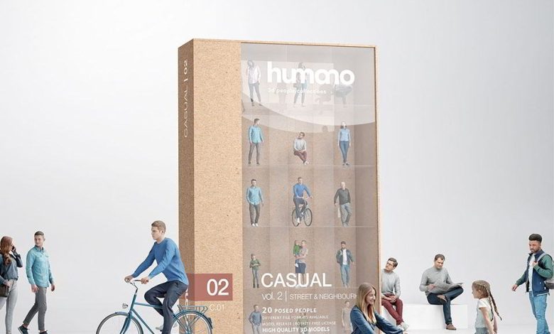 Humano 3D People Vol. 02 Casual free download
