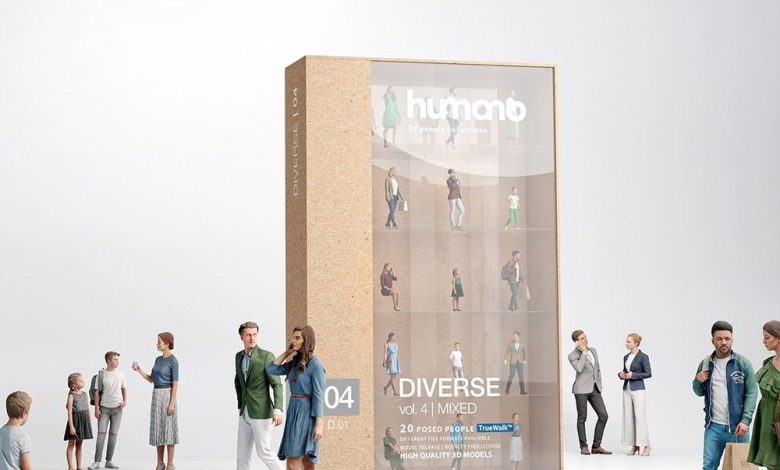 Humano 3D People Vol. 04 Diverse free download