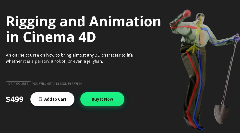 Motion Design School – Rigging and Animation in Cinema 4D free download