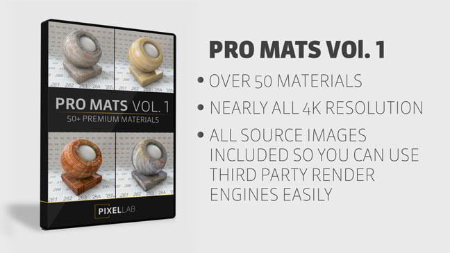 The Pixel Lab – Pro Mats Vol. 1 Material Pack