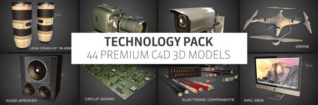 The Pixel Lab – Tech Pack for Cinema 4D