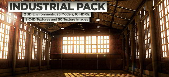 The Pixel Lab – Industrial Pack for Cinema4D