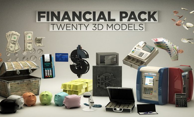 The Pixel Lab – Financial Pack for Cinema4D