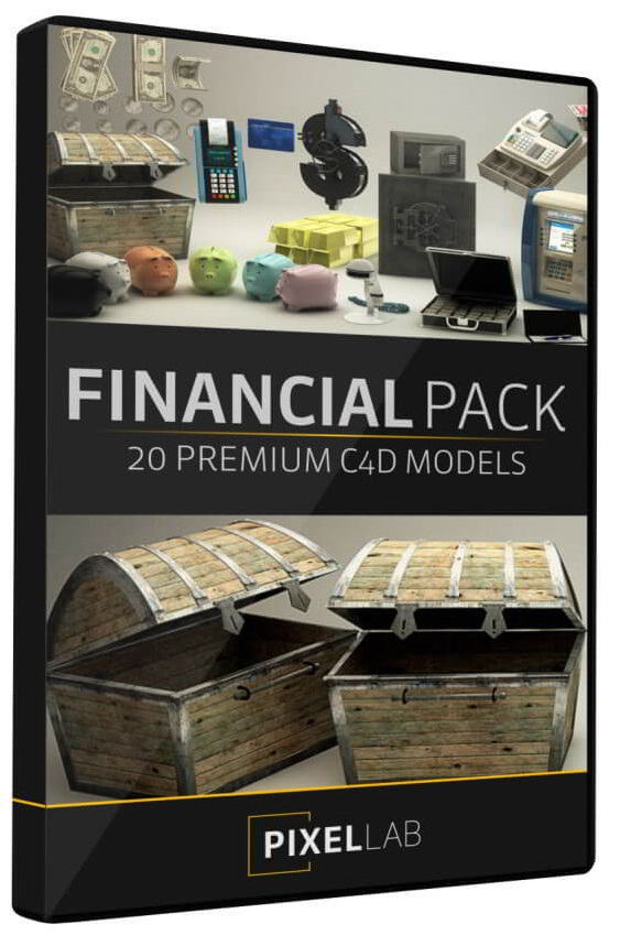 The Pixel Lab – Financial Pack for Cinema4D free download