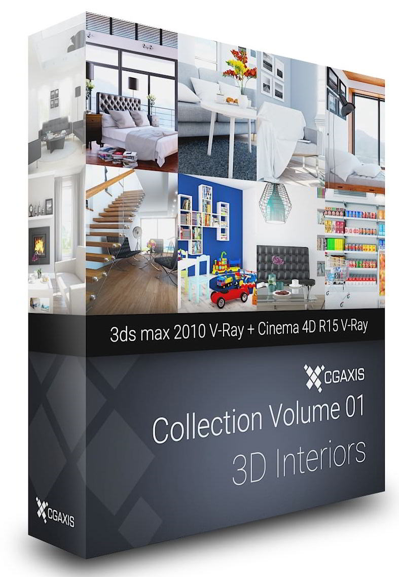 3D Interiors – CGAxis Collection Volume 1 free download