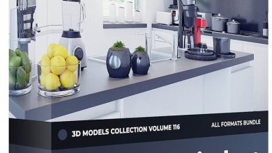 CGAxis Kitchen Appliances 3D Models Collection Volume 116 free download