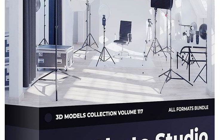 CGAxis Photo Equipment 3D Models Collection Volume 117 free download