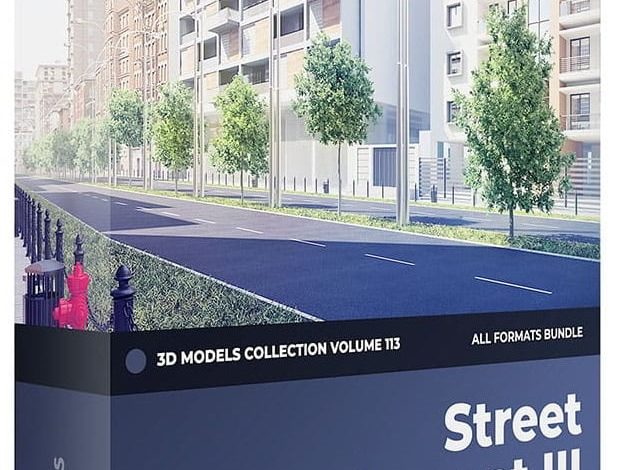 CGAxis – Street Equipment III 3D Models Collection – Volume 113 free download