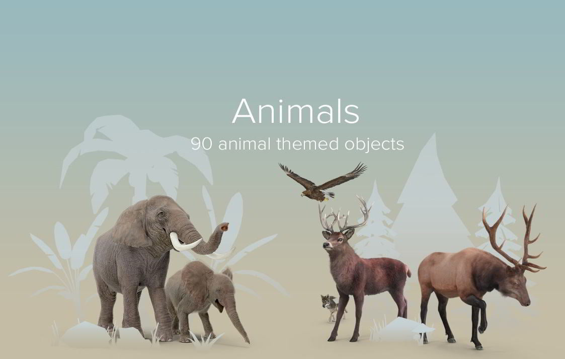 PixelSquid – Animals Collection free download