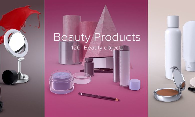 PixelSquid – Beauty Products Collection free download