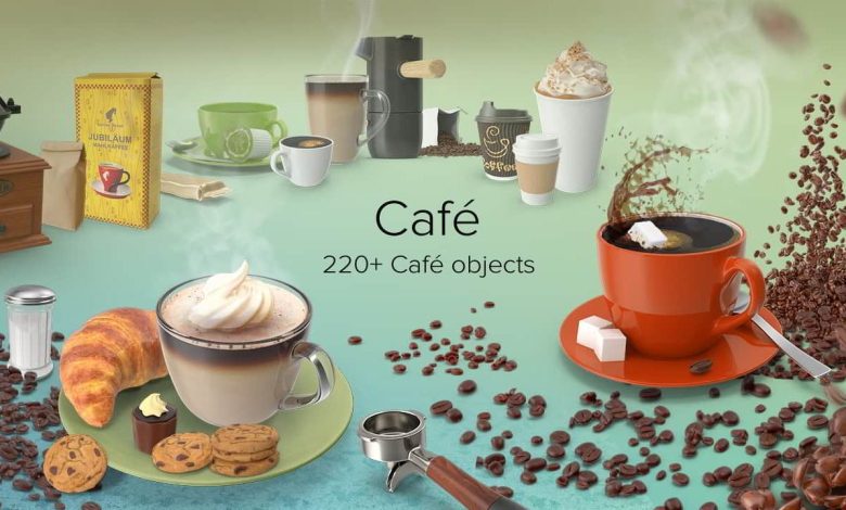 PixelSquid – Cafe Collection free download