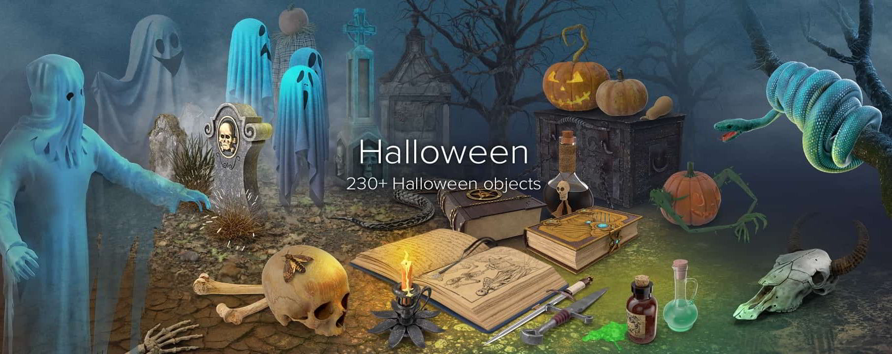 PixelSquid – Halloween Collection free download