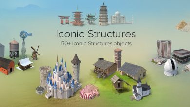 PixelSquid – Iconic Structures Collection free download