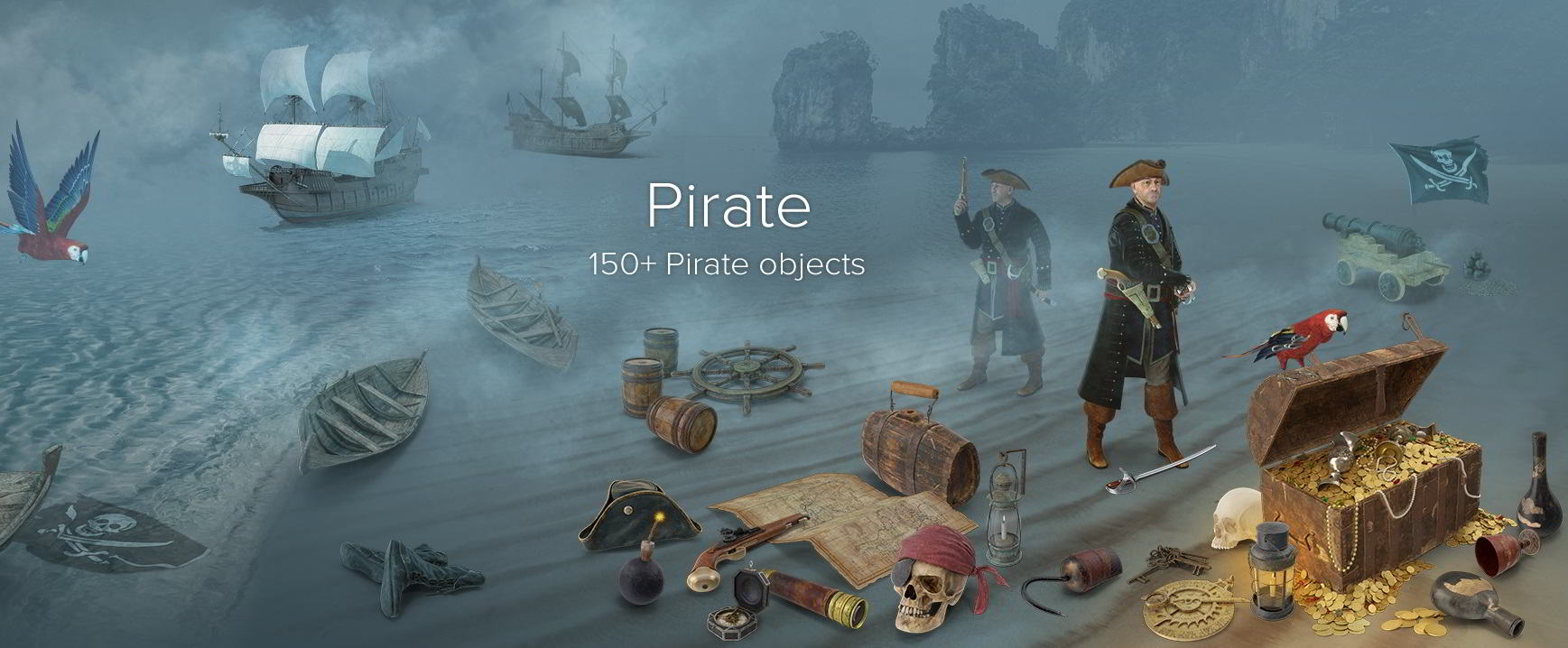 PixelSquid – Pirate Collection free download
