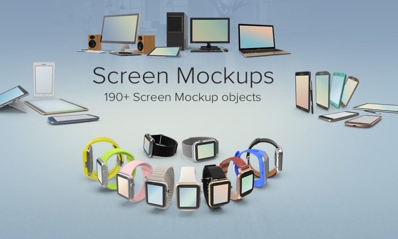 PixelSquid – Screen Mockup Collection free download