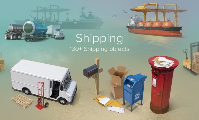 PixelSquid – Shipping Collection free download